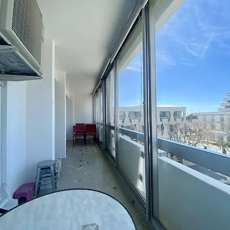 Bel Climatise Centre T2 - 4 Personnes Avec Loggia Vue Sur Appartement La Grande-Motte